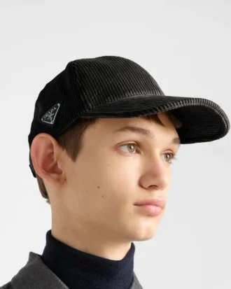 Gorra de béisbol de pana