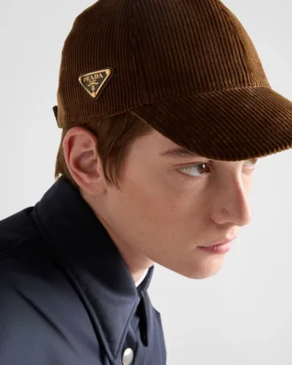 Gorra de béisbol de pana