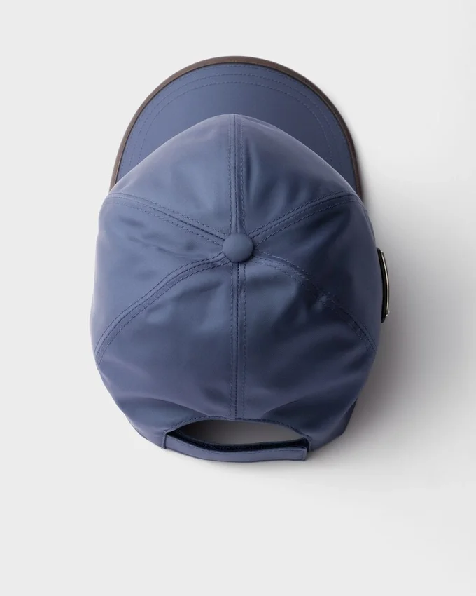 Gorra de béisbol de Re-Nylon y cuero Gorra de béisbol de Re-Nylon y cuero