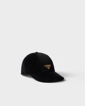 Gorra de béisbol de terciopelo