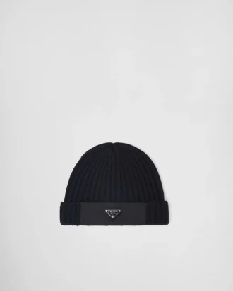 Gorro de lana y Re-Nylon