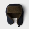 Gorro de trapero de popelín con forro polar Gorro de trapero de popelín con forro polar