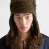 Gorro de trapero de popelín con forro polar Gorro de trapero de popelín con forro polar