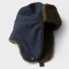 Gorro de trapero de popelín con forro polar Gorro de trapero de popelín con forro polar