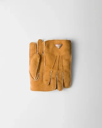 Guantes de ante de piel de oveja