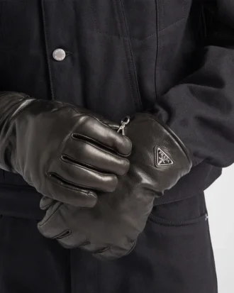 Guantes de piel napa