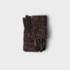 Guantes de piel napa y punto melange Guantes de piel napa y punto melange