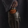 Guantes de piel napa y punto melange Guantes de piel napa y punto melange