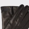 Guantes de piel y cachemira Guantes de piel y cachemira