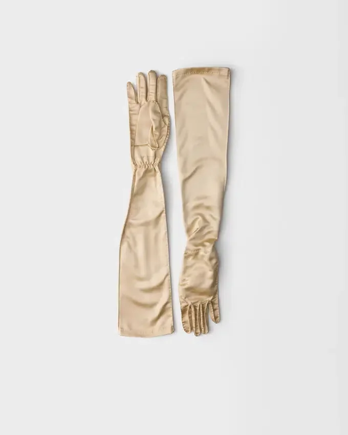 Guantes de satén Guantes de satén