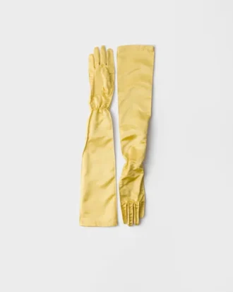 Guantes de satén