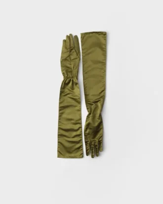 Guantes de satén