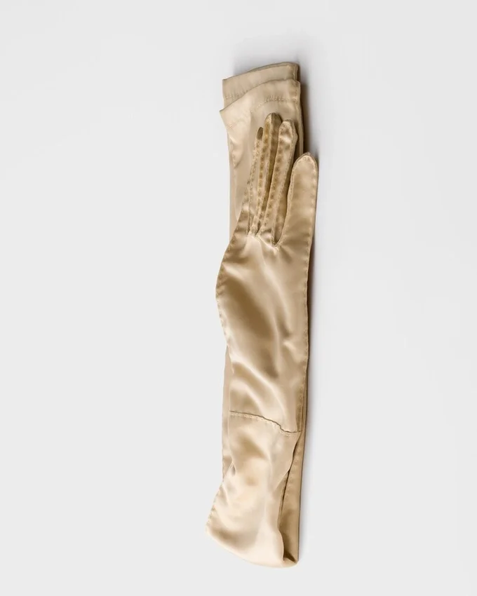 Guantes de satén Guantes de satén