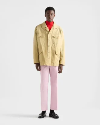 Jersey de algodón con cuello alto