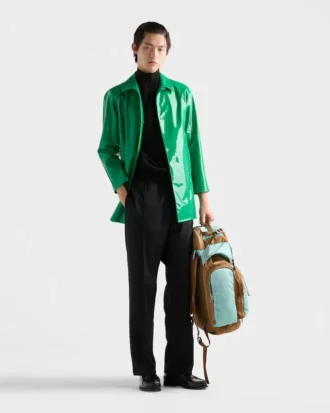 Jersey de algodón con cuello alto