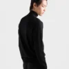 Jersey de algodón con cuello alto Jersey de algodón con cuello alto
