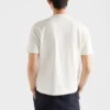 Jersey de algodón con cuello redondo Jersey de algodón con cuello redondo