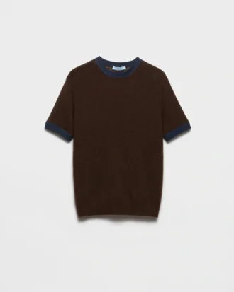 Jersey de cachemira de cuello redondo
