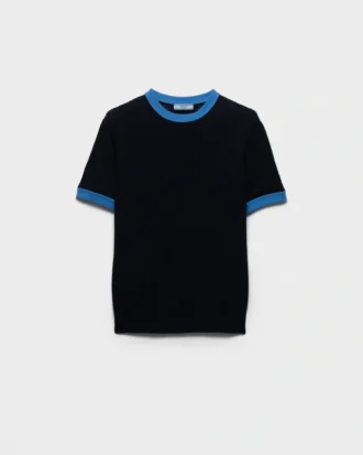 Jersey de cachemira de cuello redondo