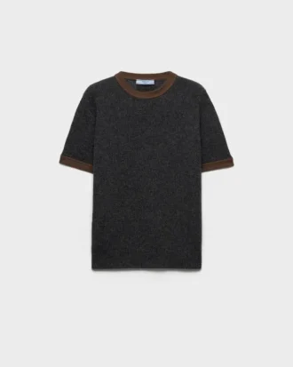Jersey de cachemira de cuello redondo