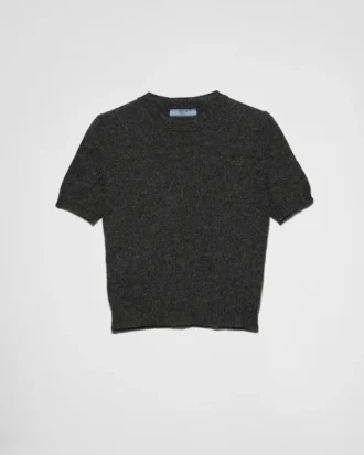 Jersey de cachemira de manga corta