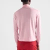Jersey de cuello alto de algodón Jersey de cuello alto de algodón
