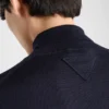 Jersey de cuello alto de cachemira y seda Jersey de cuello alto de cachemira y seda