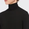 Jersey de cuello alto de lana Jersey de cuello alto de lana