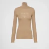 Jersey de cuello alto de lana superfina Jersey de cuello alto de lana superfina