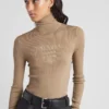 Jersey de cuello alto de lana superfina Jersey de cuello alto de lana superfina
