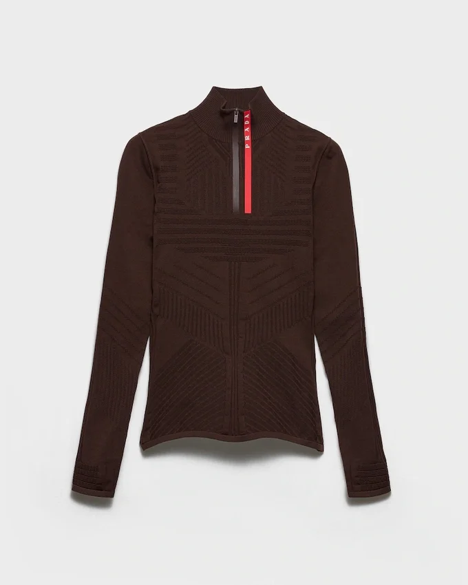 Jersey de cuello alto de Re-Nylon Jersey de cuello alto de Re-Nylon