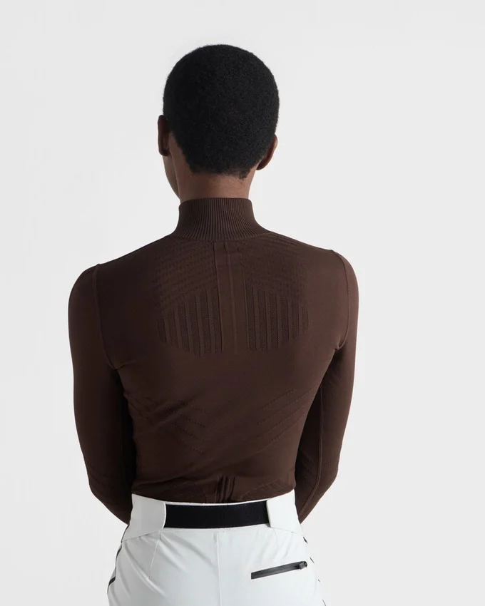 Jersey de cuello alto de Re-Nylon Jersey de cuello alto de Re-Nylon