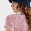 Jersey de cuello redondo a rayas Jersey de cuello redondo a rayas