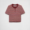 Jersey de cuello redondo de bouclé de algodón Jersey de cuello redondo de bouclé de algodón