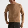 Jersey de cuello redondo de cachemira Jersey de cuello redondo de cachemira