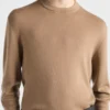 Jersey de cuello redondo de cachemira Jersey de cuello redondo de cachemira