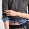 Jersey de cuello redondo de lana Jersey de cuello redondo de lana