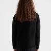 Jersey de cuello redondo de lana con colgante Jersey de cuello redondo de lana con colgante