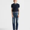 Jersey de cuello redondo de lana Shetland Jersey de cuello redondo de lana Shetland