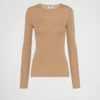Jersey de cuello redondo de lana superfina Jersey de cuello redondo de lana superfina
