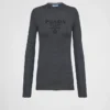 Jersey de cuello redondo de lana superfina Jersey de cuello redondo de lana superfina