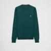 Jersey de cuello redondo de lana superfina Jersey de cuello redondo de lana superfina