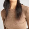 Jersey de cuello redondo de lana superfina Jersey de cuello redondo de lana superfina