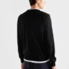Jersey de cuello redondo de lana superfina Jersey de cuello redondo de lana superfina