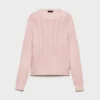 Jersey de cuello redondo de lana y cachemira Jersey de cuello redondo de lana y cachemira