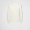 Jersey de cuello redondo de lana y cachemira Jersey de cuello redondo de lana y cachemira
