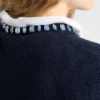 Jersey de cuello redondo de lana y cachemira Jersey de cuello redondo de lana y cachemira
