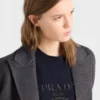 Jersey de cuello redondo de lana y cachemira