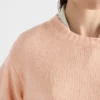 Jersey de cuello redondo de lana y cachemira