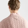 Jersey de cuello redondo de lana y cachemira Jersey de cuello redondo de lana y cachemira